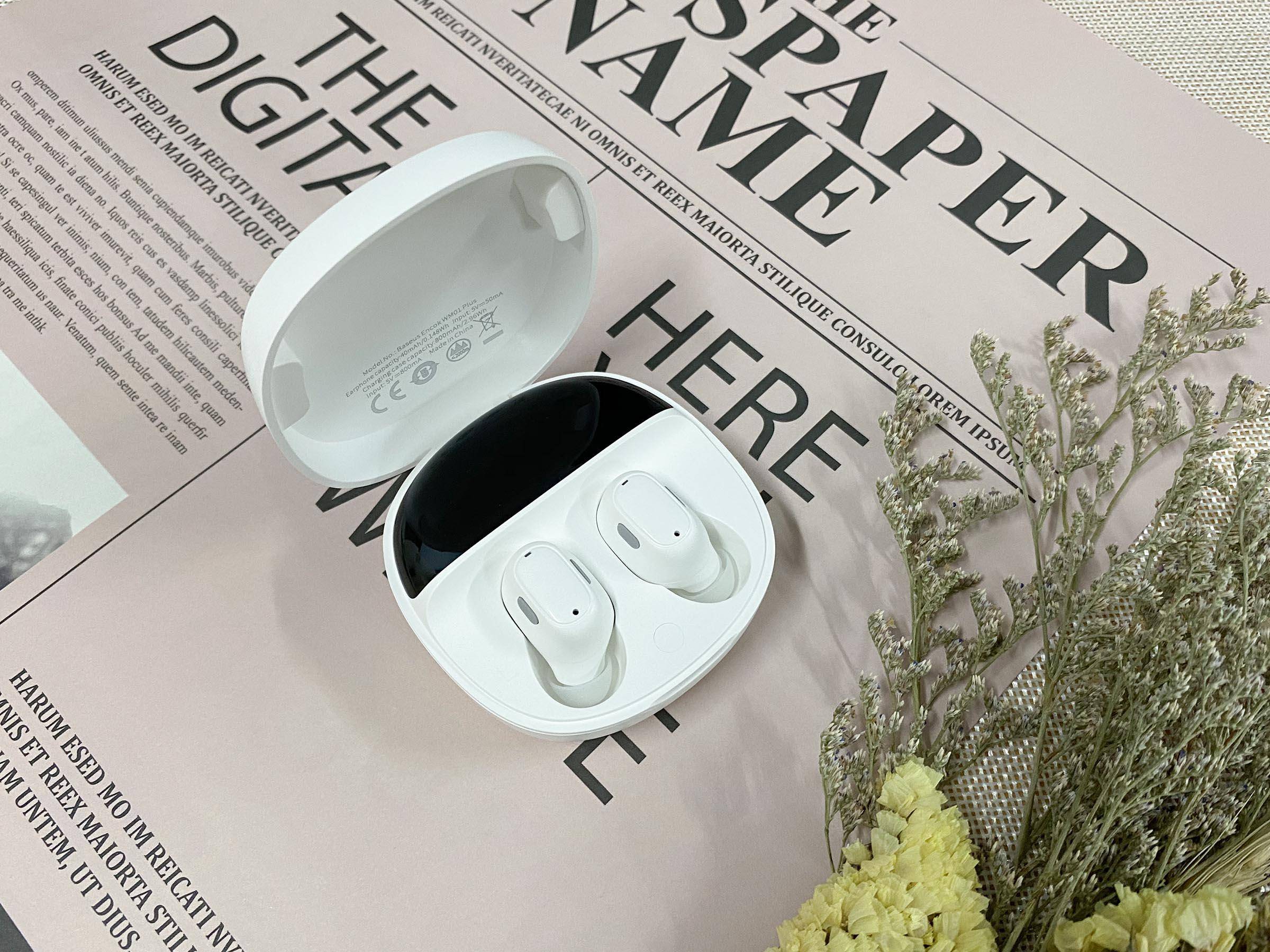 550h续航百元级tws耳机倍思wm01plus开箱