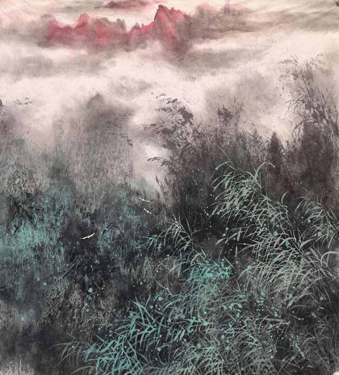 神山圣水万家生佛暨喻国玮山水画桑杰本唐卡画北京联合展