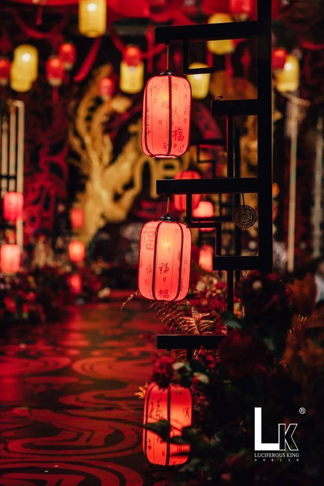 红金色系的传统中式婚礼