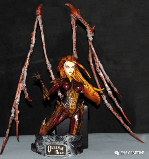 wd 幽灵 凯瑞甘 刀锋女王 限量gk手办雕像刀锋女王.你准备好买了吗.