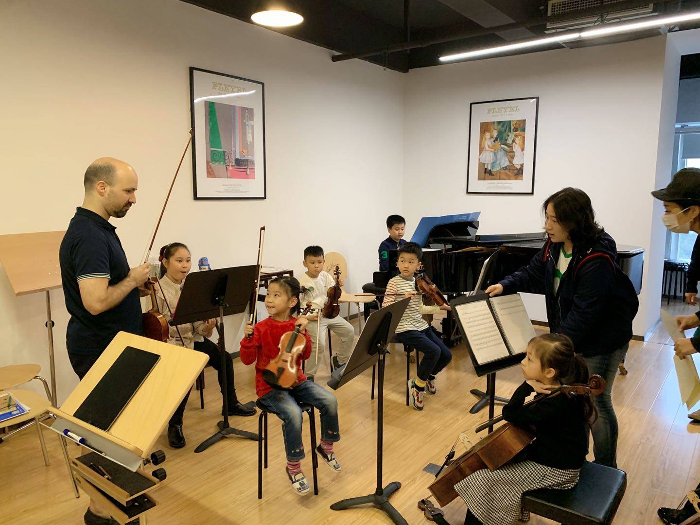 小小萌树少儿法语原创系列文化课室内乐团将音乐作为语言的媒介