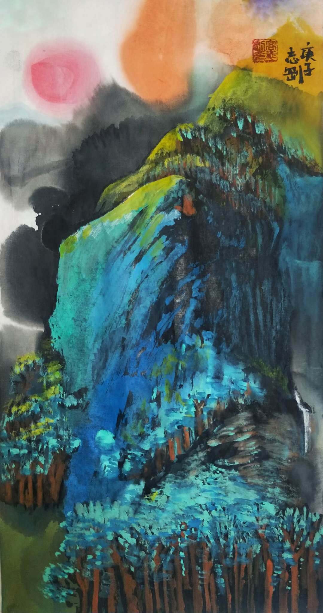 著名画家高志刚作品