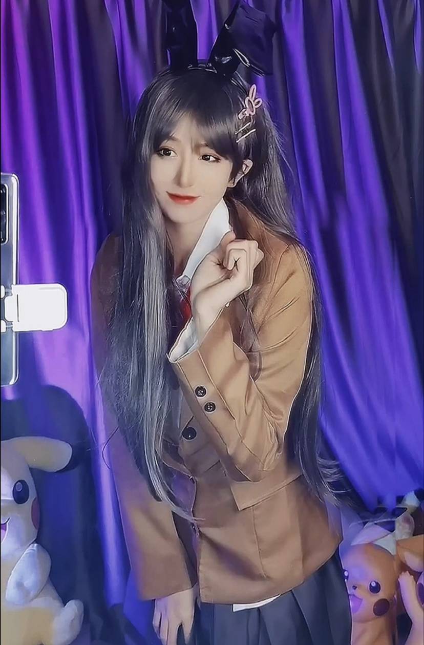 同样cos宅男女神麻衣腐团儿呆萌mayumi可爱呆妹儿堪称一绝