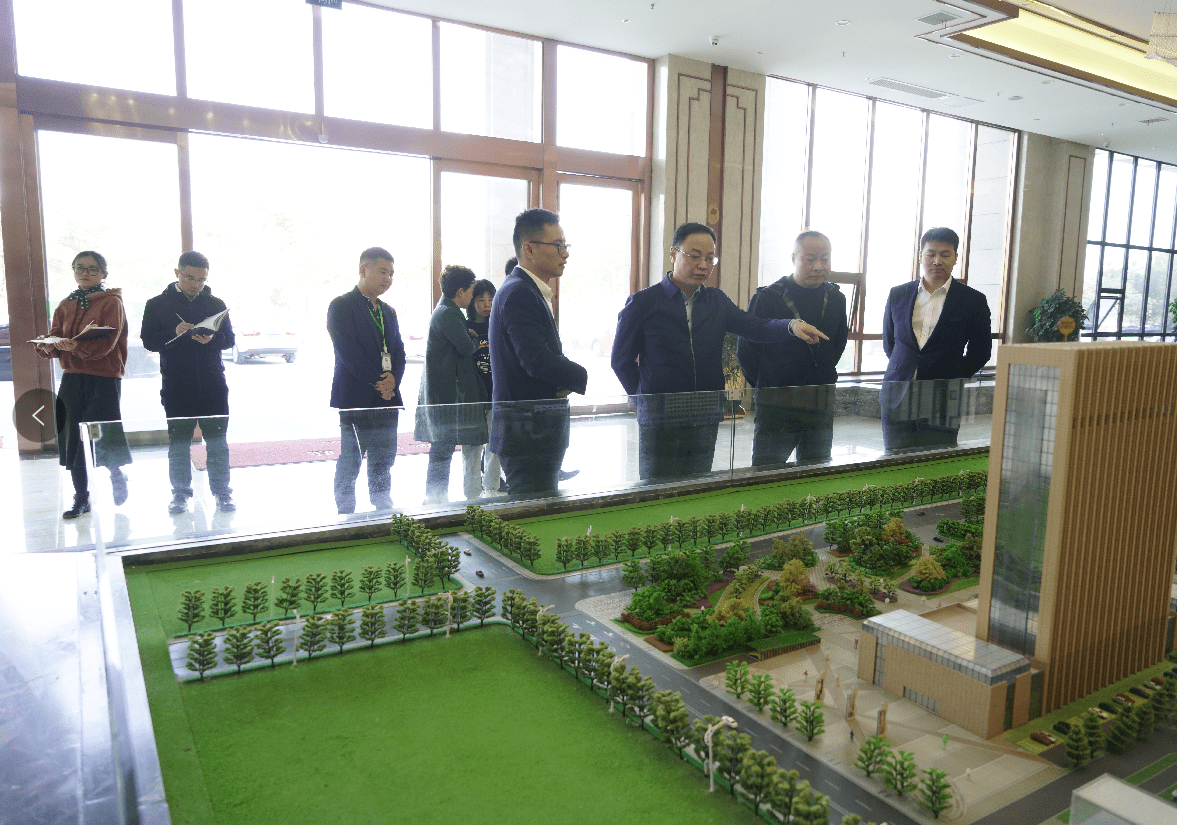 六安市裕安区区委副书记董永来等领导视察蜂狂购,调研双十一进展