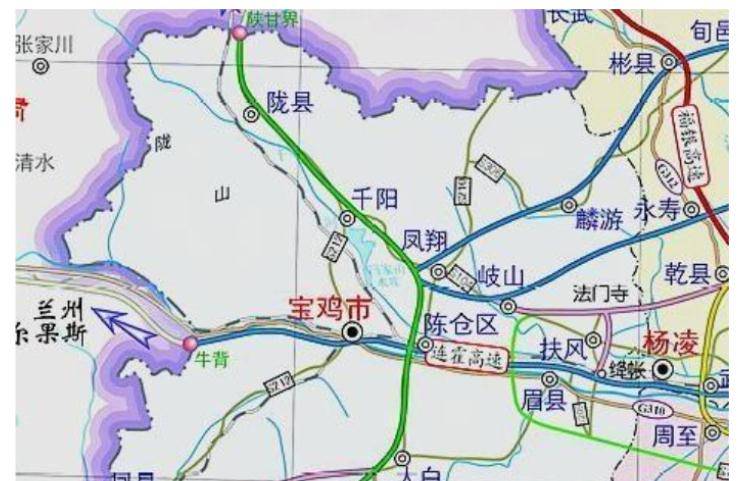 凤合高速详细路线图图片