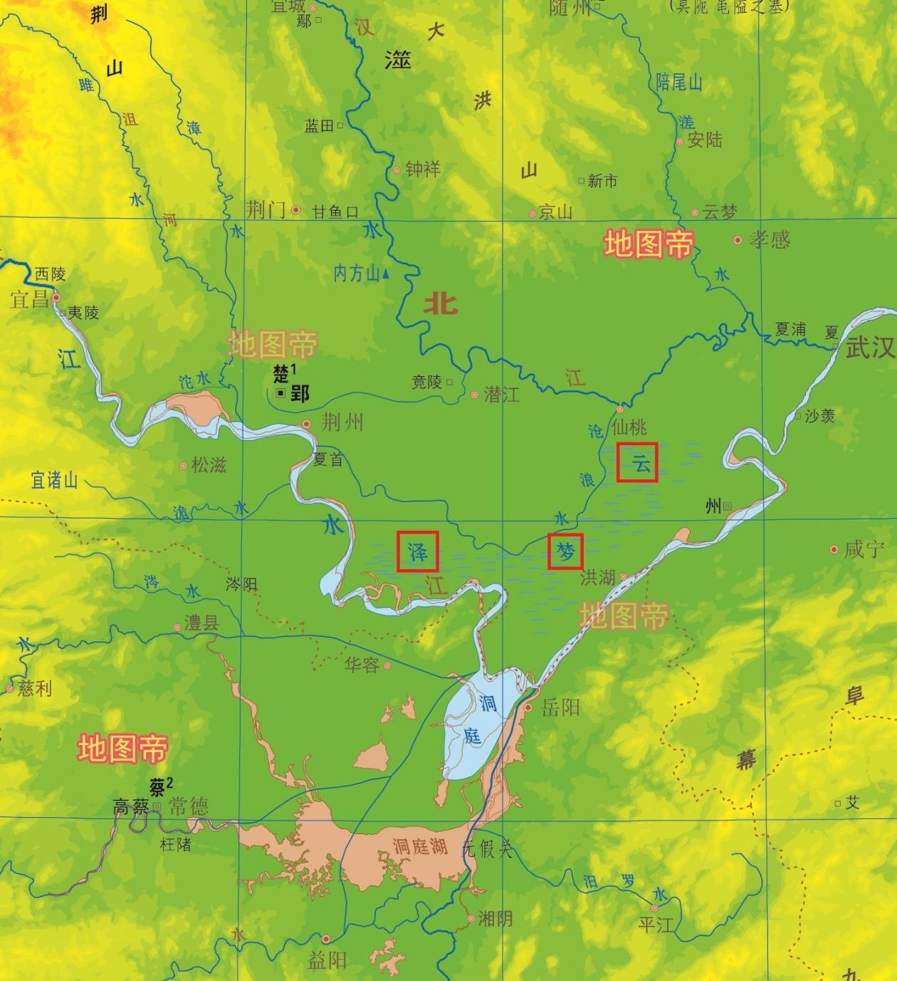 山南水北为阳,汉阳为何位于汉江以南?