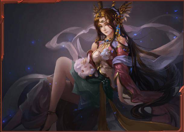 原创三国杀神貂蝉原画确认吕布当背景变地狱使者布料未免太少