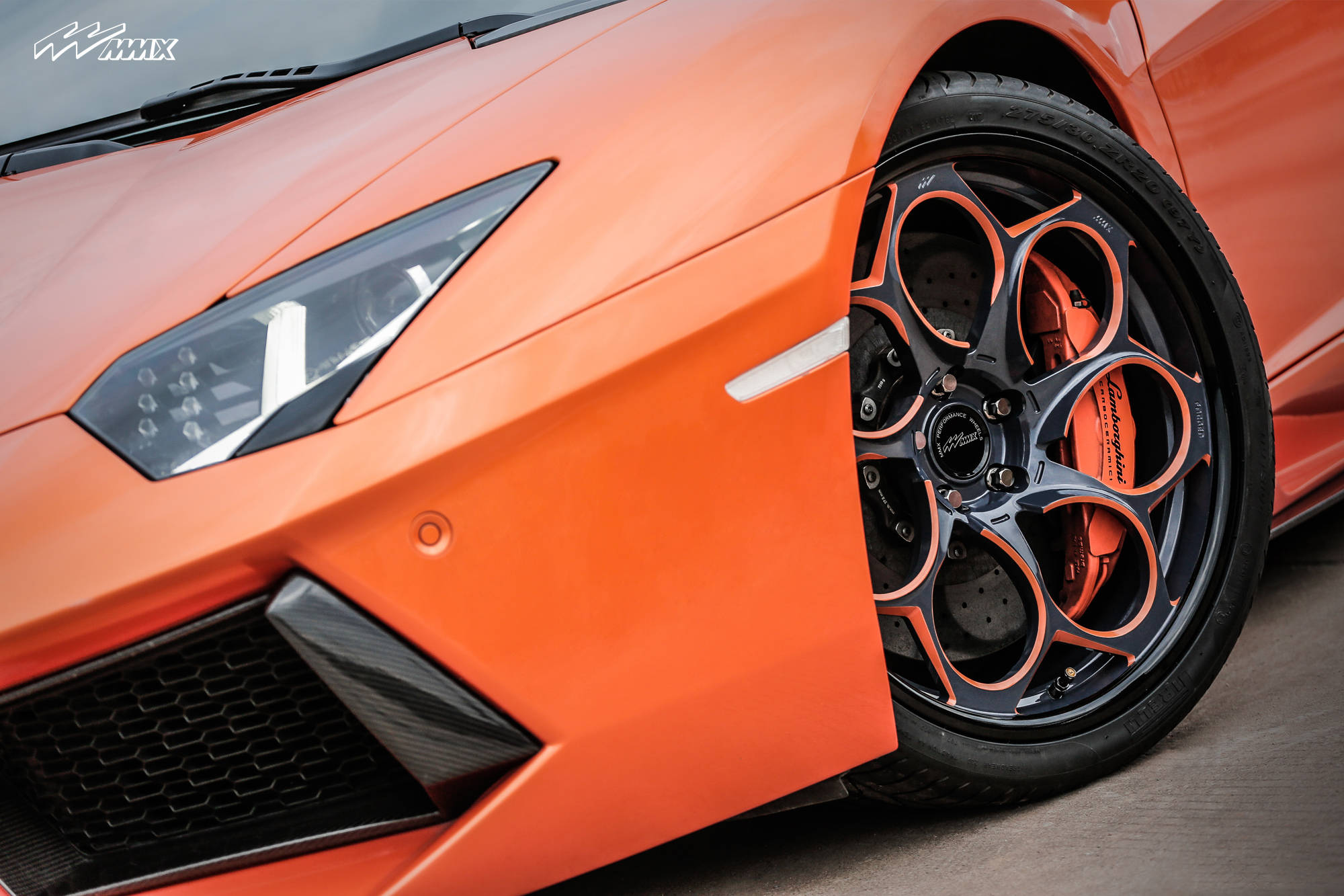 有钱人的玩具-兰博基尼lp700改装mmx轮毂