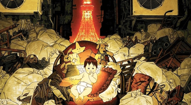 今敏大作《东京教父》,冷酷的画风中透出的温情分外动人_手机搜狐网