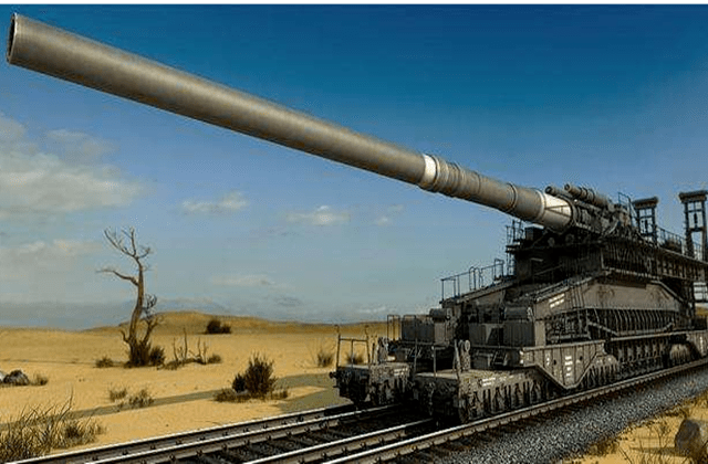 全球最强大炮单单炮弹就重达7吨1400人组装两星期才完成