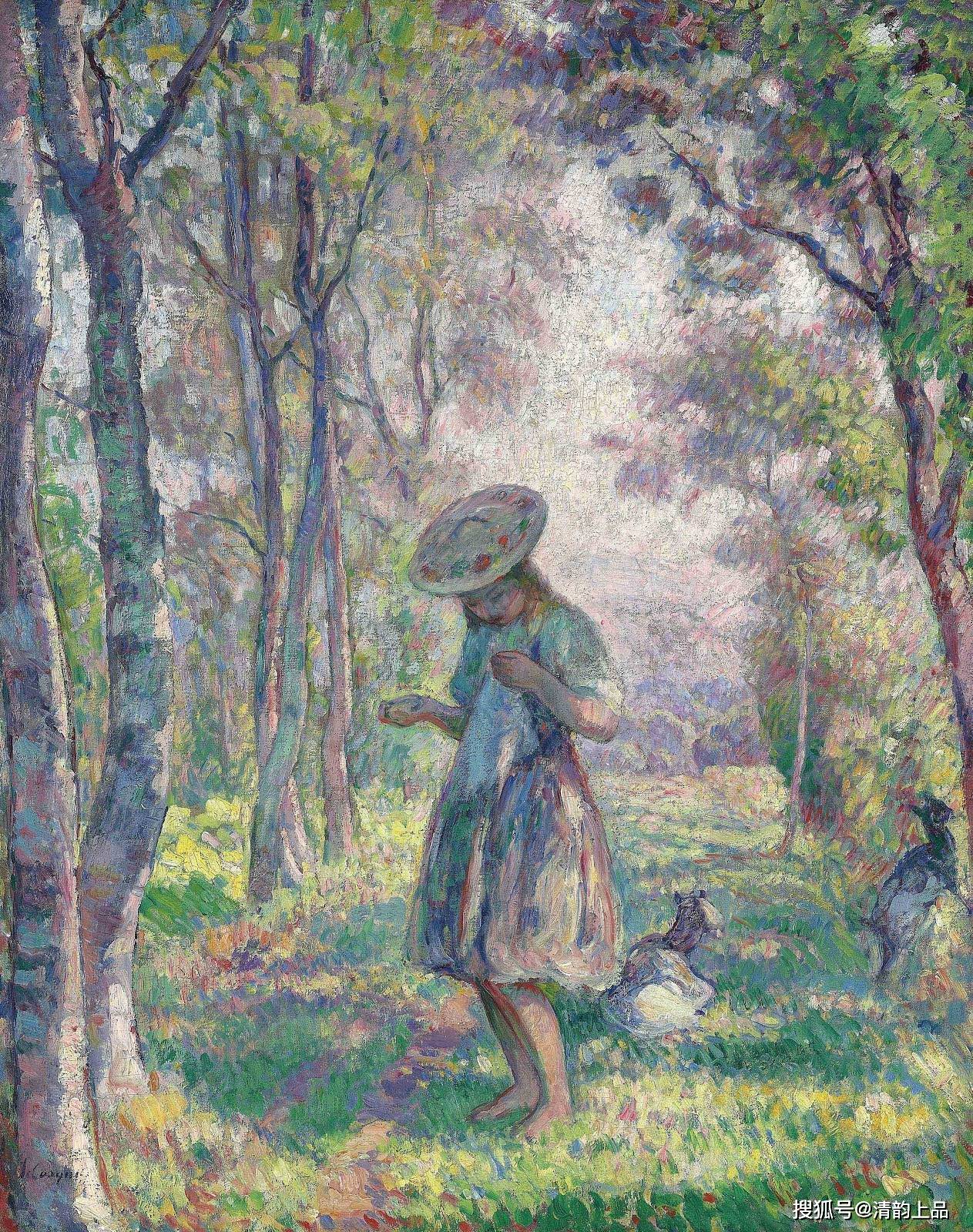 法国后印象派画家亨利莱巴斯克油画作品集