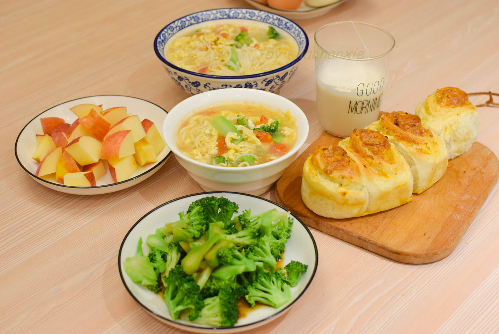 早起做饭送孩子上学,充实的一早上(为孩子们准备的早餐) - 医药经