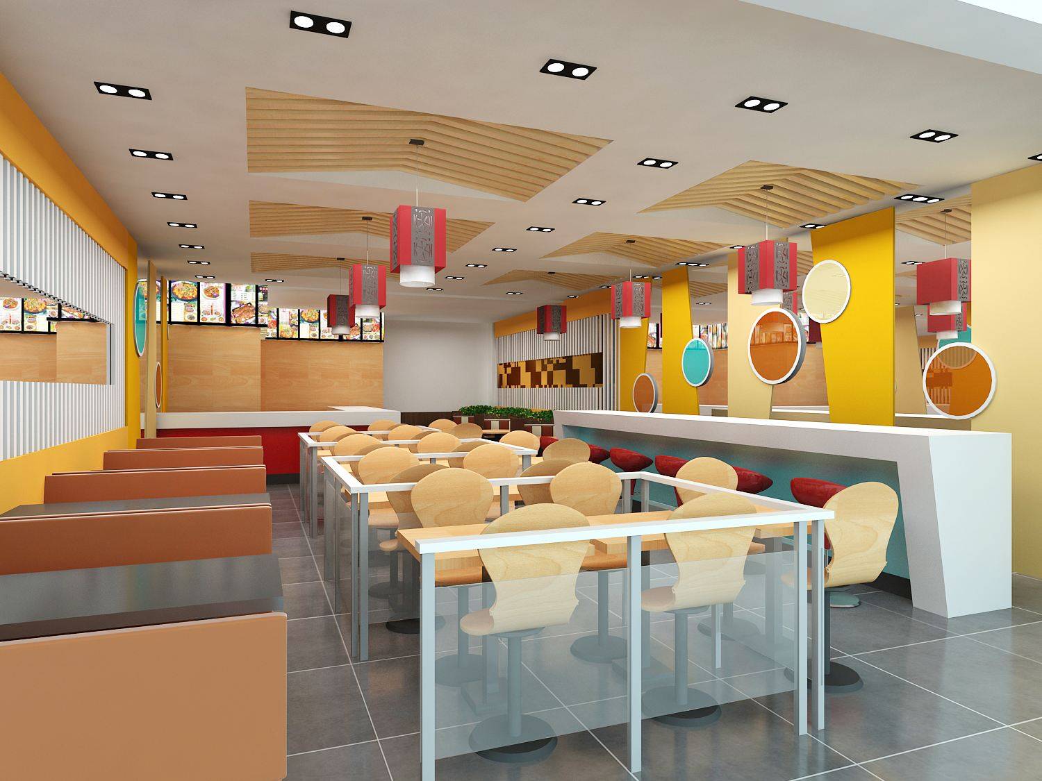 玮丰外卖运营这样装修快餐店不仅省钱又好看顾客还喜欢