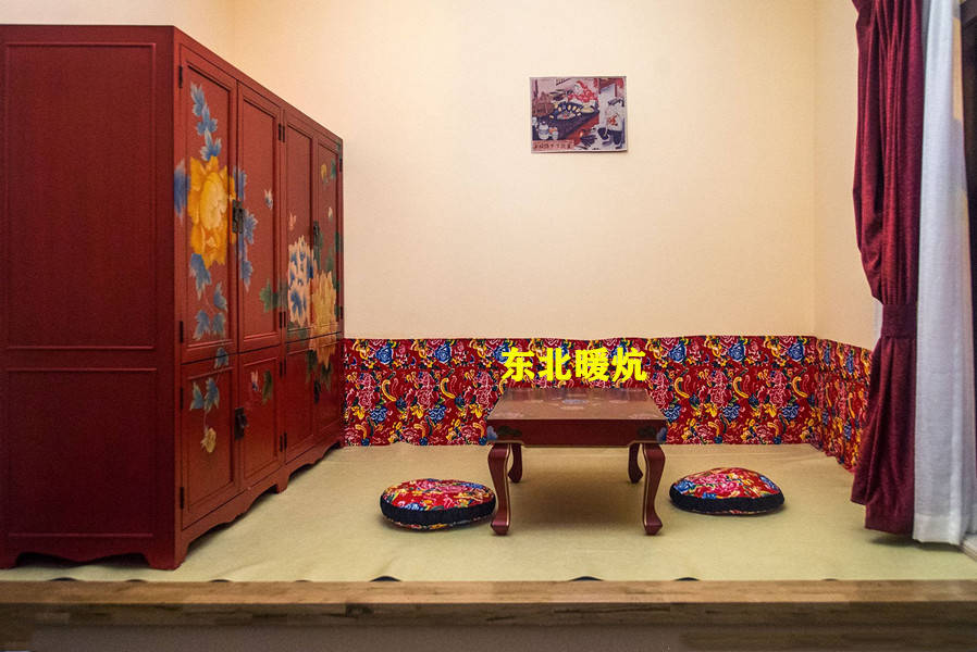 原来国外也流行装东北大暖炕,床铺抬高,底下装上壁炉,涨见识了_效果