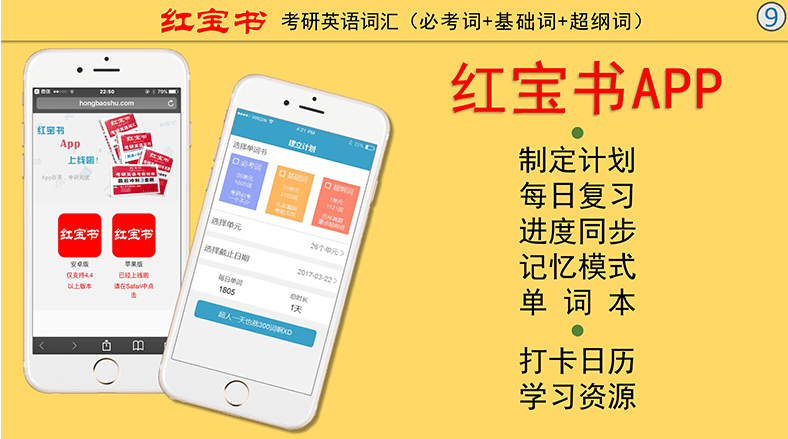 隆重推出《红宝书app》全新升级版,多功能配套学习智能软件.