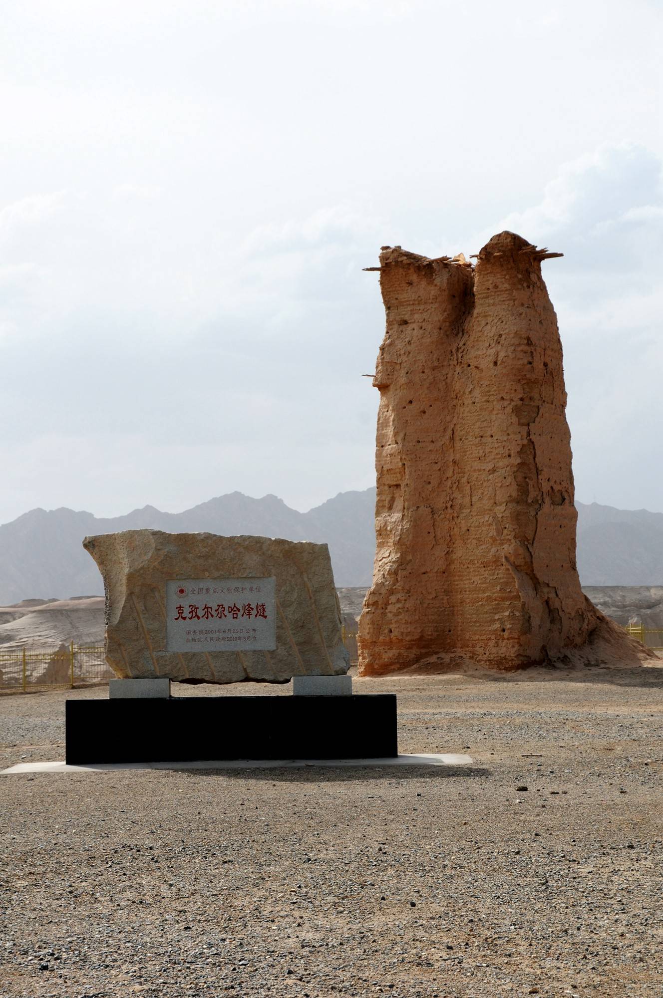 新疆克孜尔尕哈烽燧，两千年前的西域汉长城遗址
