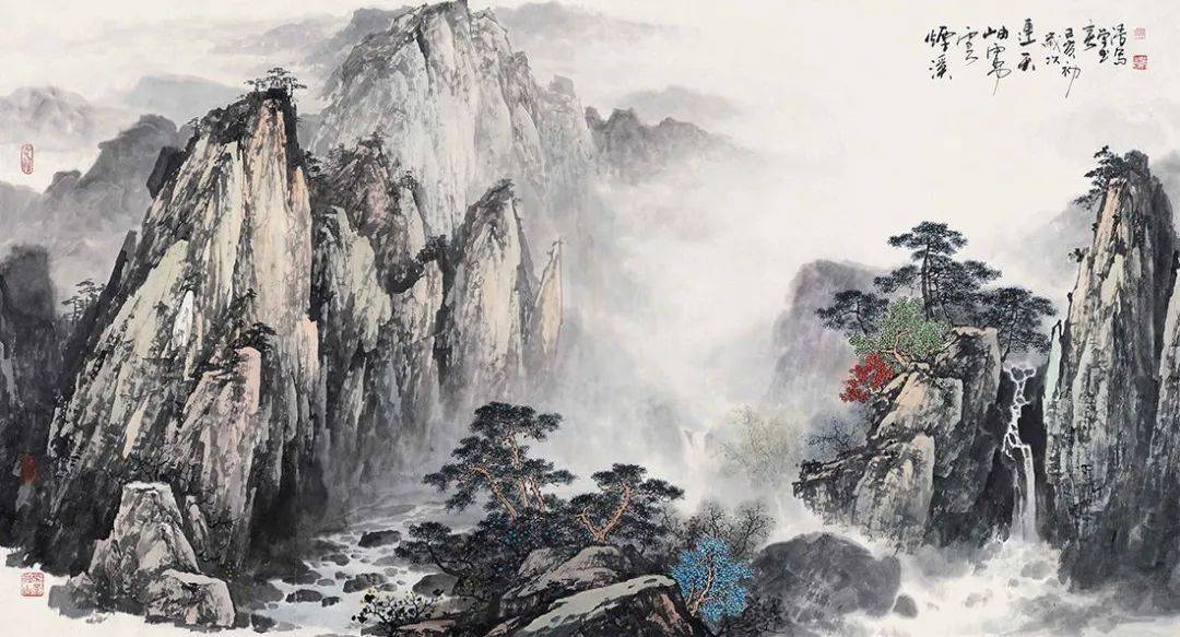 名家推荐单玉清国画山水赏析