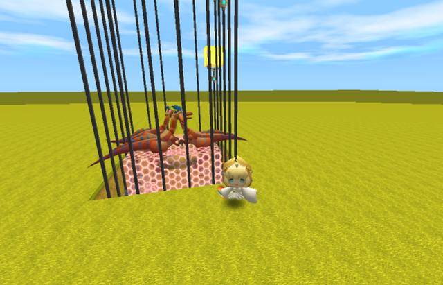 原创迷你世界:迅猛龙捕捉器制作,触碰机关瞬间控住,轻松捕捉3只!