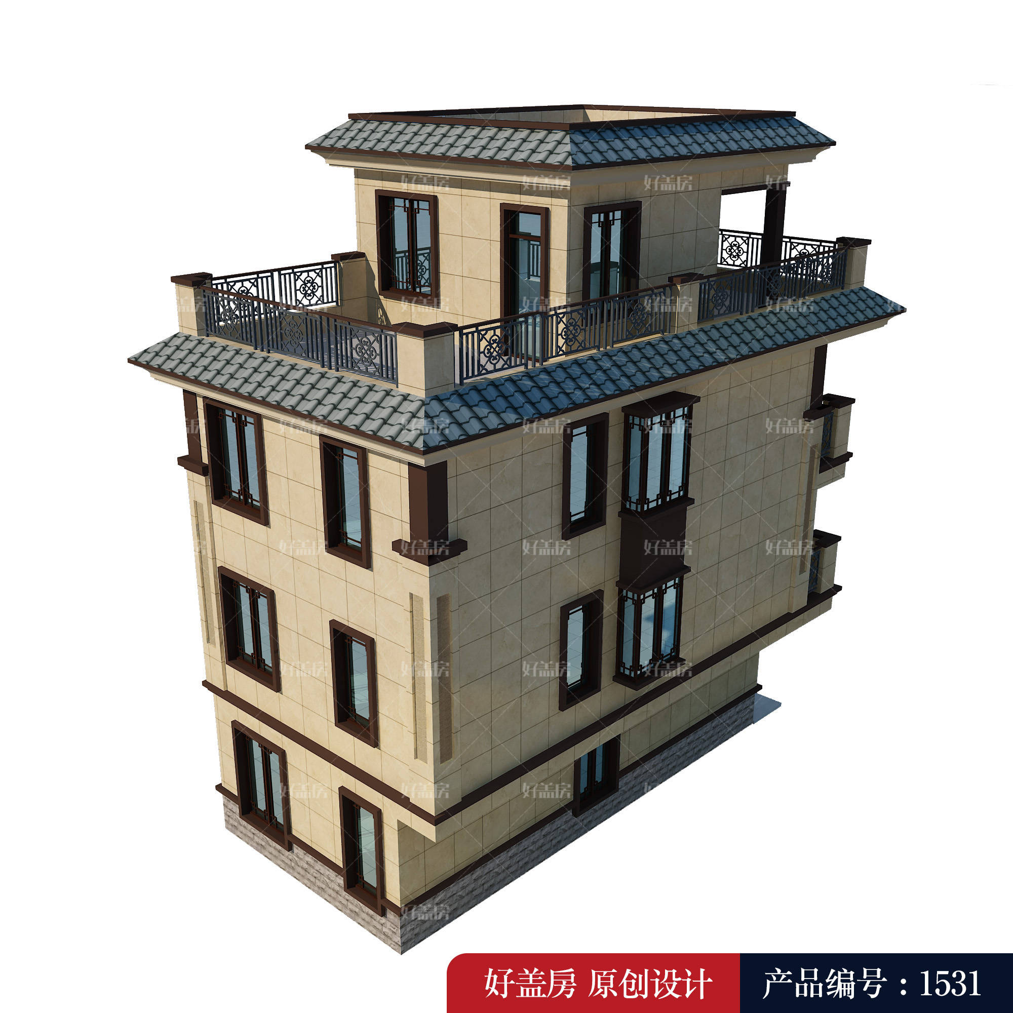 4米宽15米长建房设计图