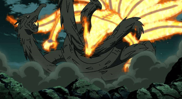 初代火影一巴掌镇压九尾,大和却只能压制一半的九尾,鸣人暴走时尾巴越