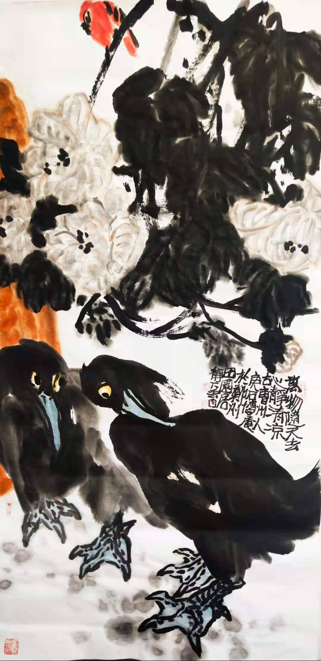 热点推荐‖"道法自然,师古出新"大写意花鸟画家田博庵艺术世界