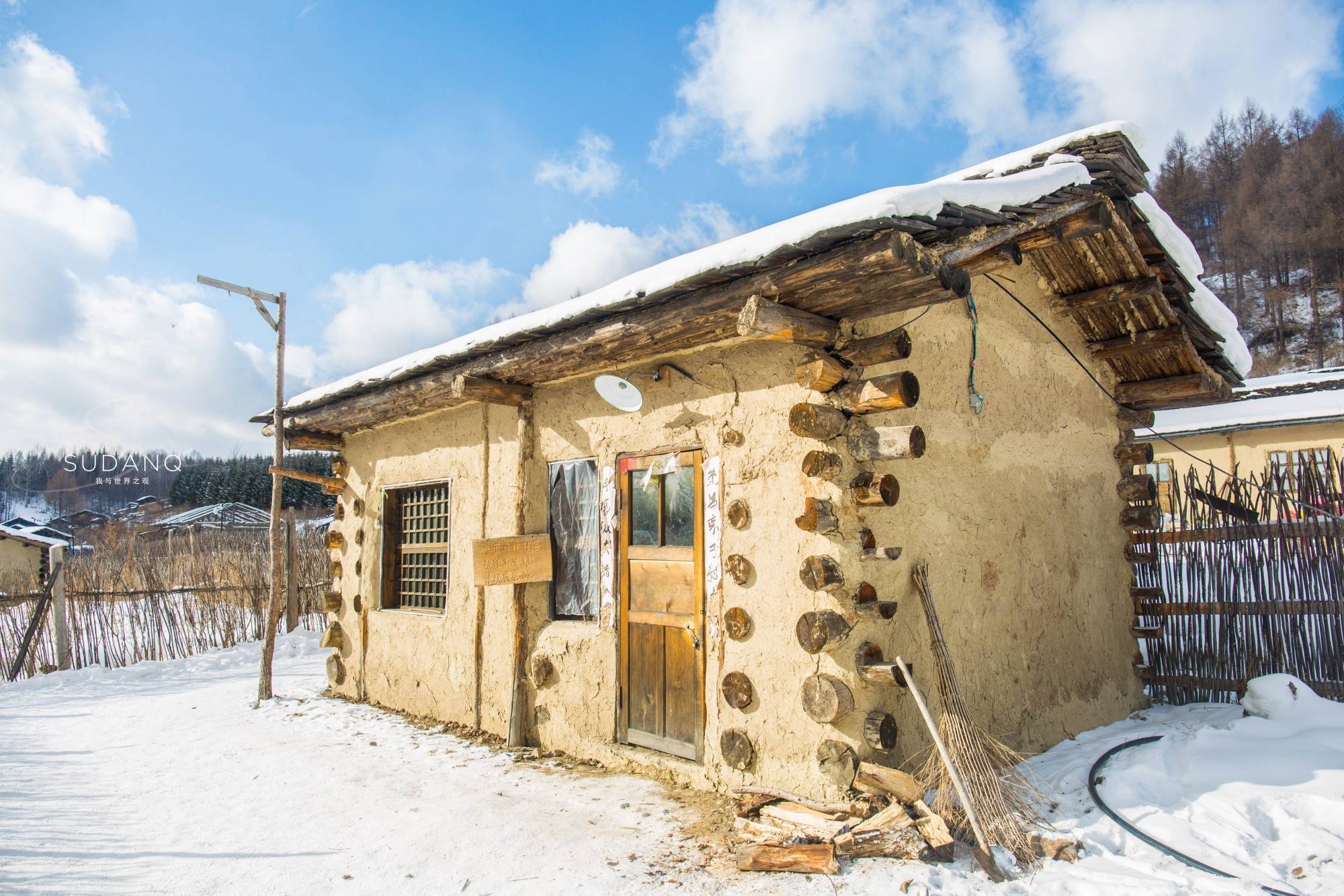 原创雪乡不是东北唯一的网红村落,还有它,堪称中国最后一个木屋村落