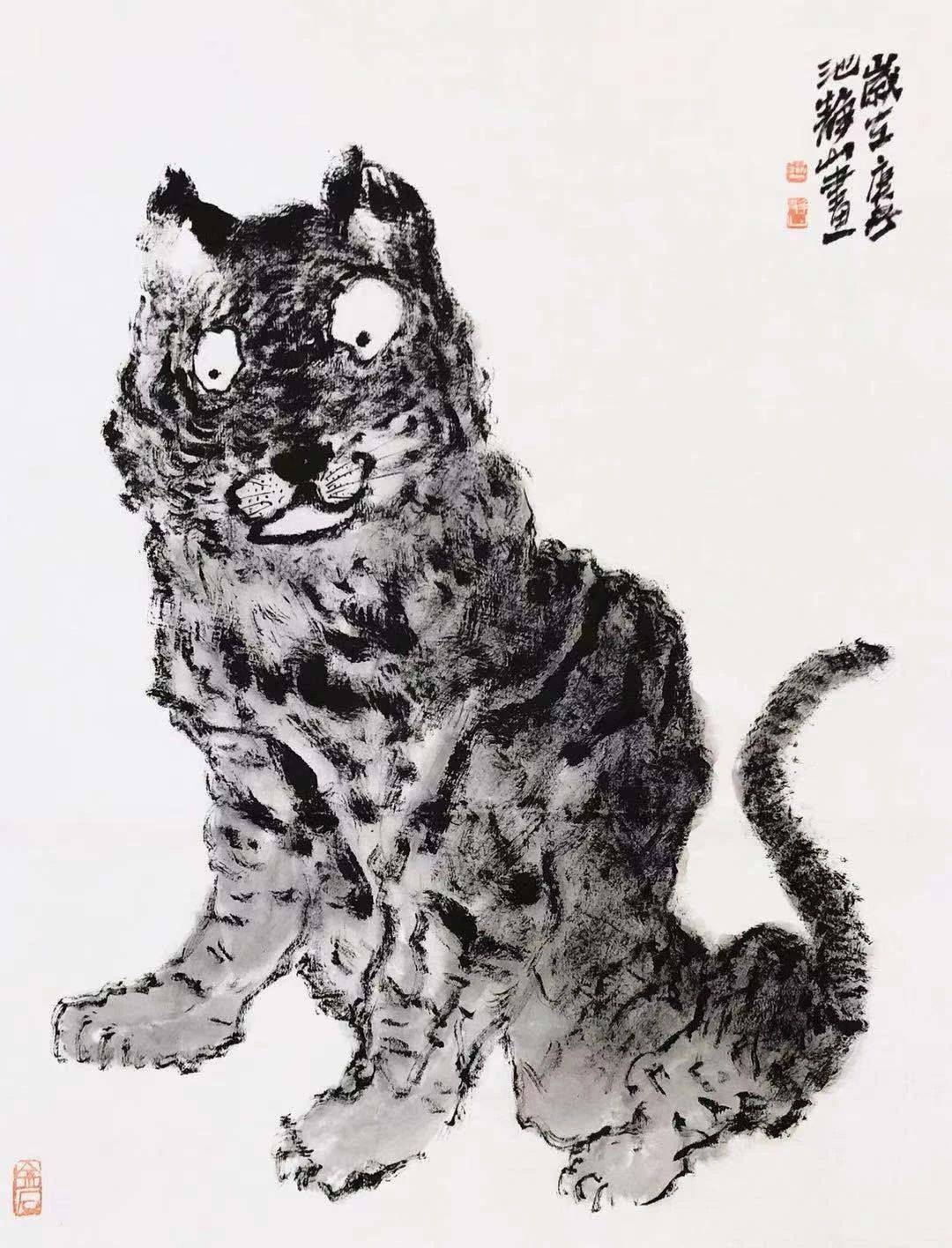 池静山别具一格的大写意作品选赏