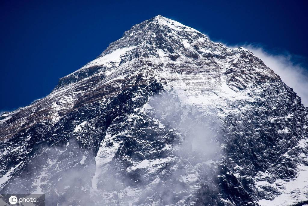 珠穆朗玛峰最高点图片