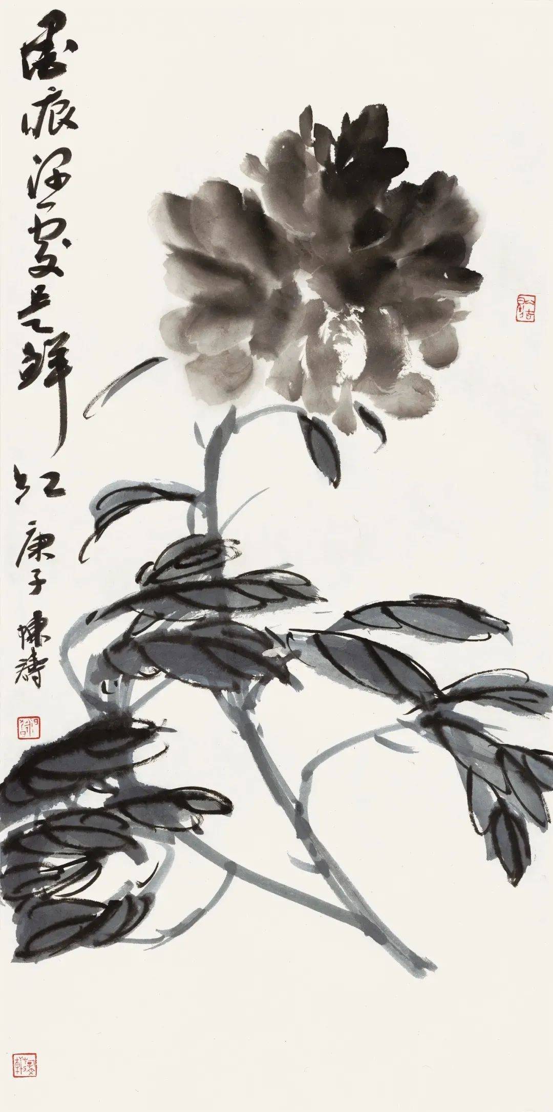 捻枝春花问春秋著名画家陈涛花鸟画赏读