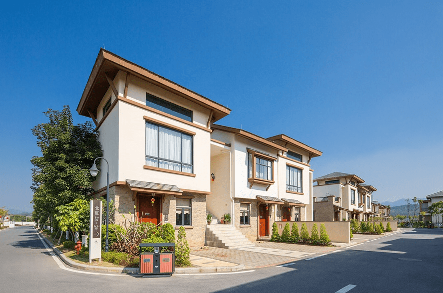 清远旅游泳道别墅网红小区宝墩湖