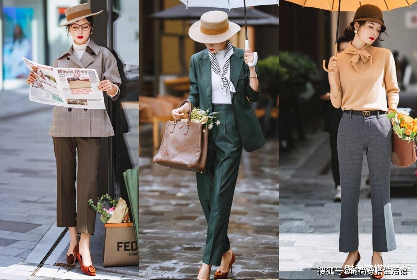 这才是真正用心打扮的女人,优雅法式风穿搭示范,时髦更有女人味