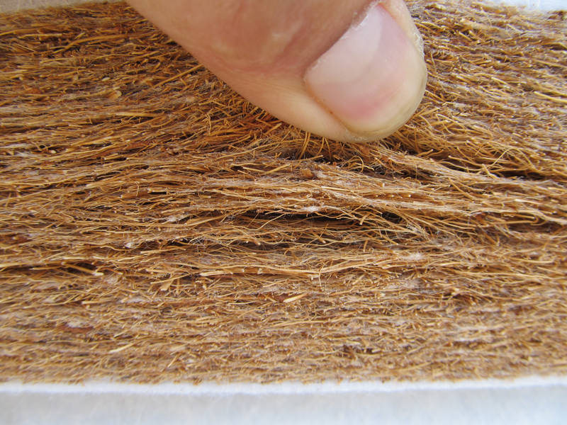 环保棕芯儿童的肌肤相对要娇嫩,儿童床垫的面料尽量选些含棉量高的,亲