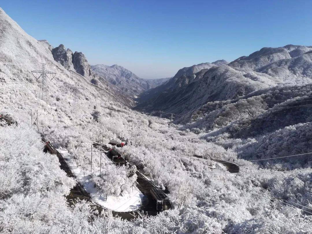 宝鸡凤县岭南公园雪景图片
