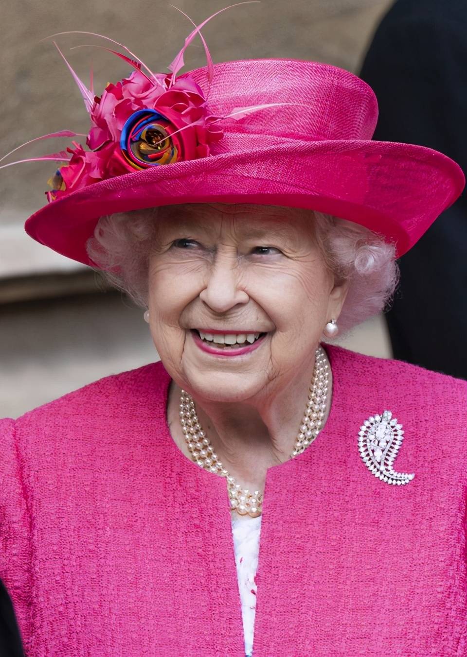 英国女王佩戴胸针图片