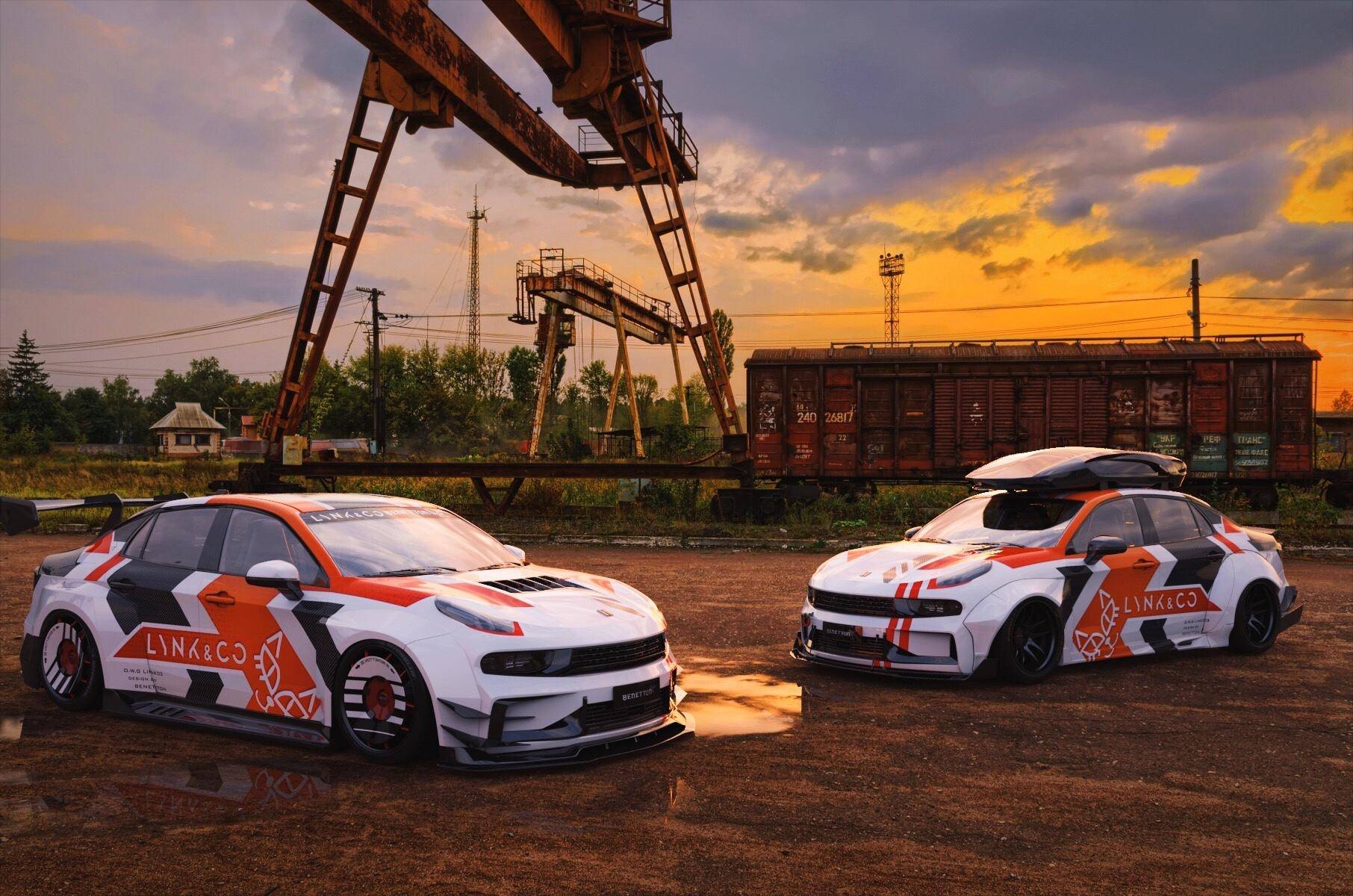 lynk03汽车改色私人定制彩绘宽体赛道涂装实车