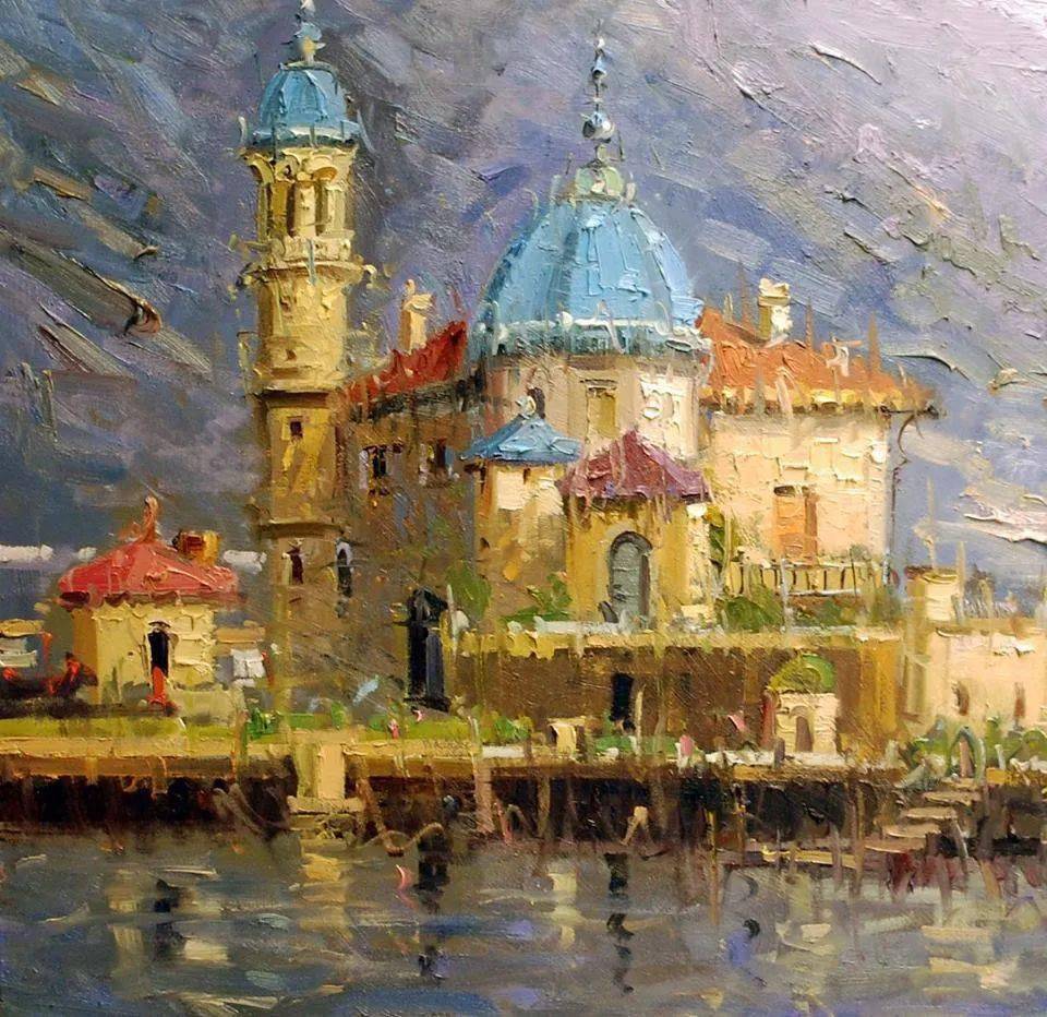 【油画欣赏】厚重的笔触,绚丽的色彩,让人着迷!