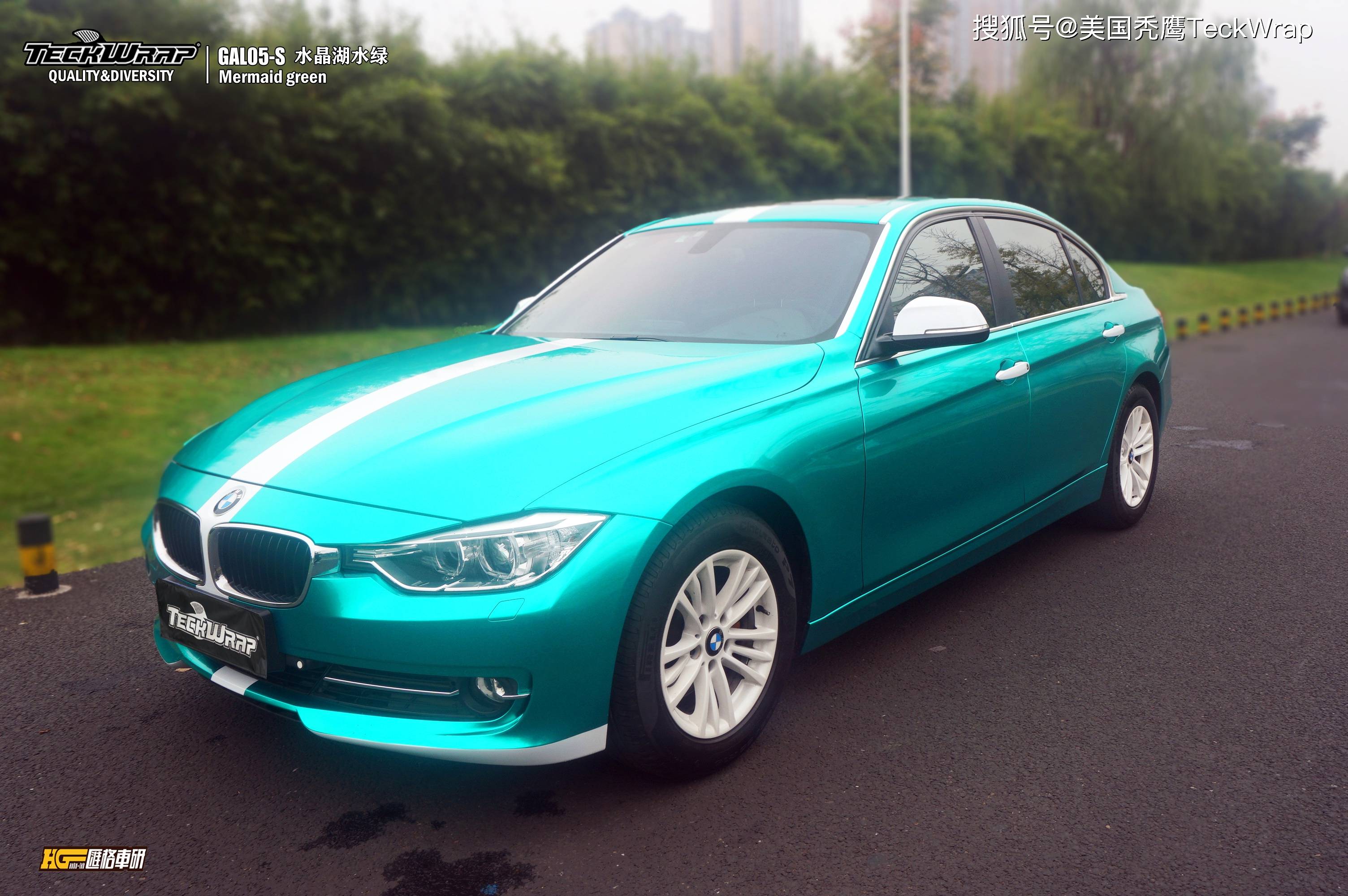 teckwrap秃鹰进口车身改色膜|gal05-s湖水绿