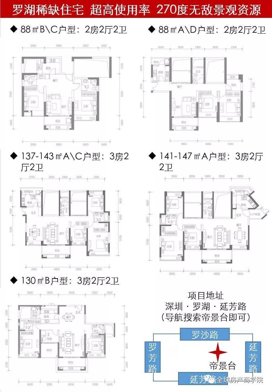 东莞帝景中央户型图图片