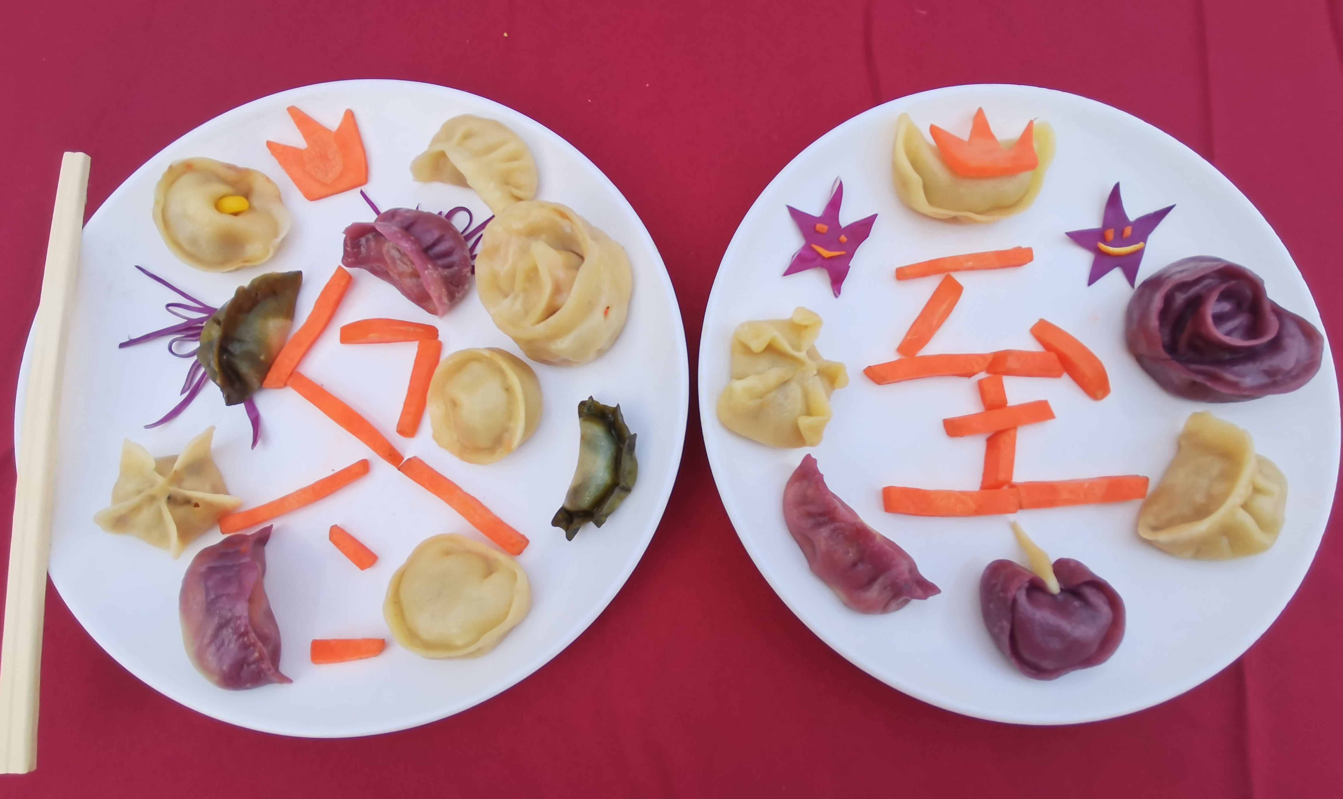饺子摆盘造型大赛图片