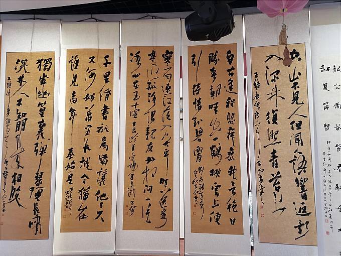 翰墨神韵著名书画家余敬安书画展在咸阳开展