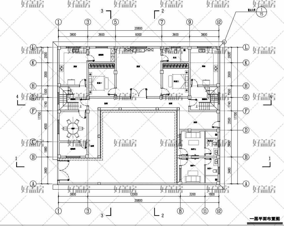 农村四合院自建房设计图