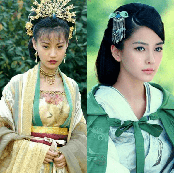 还记的那个和谢霆锋演《小鱼儿与花无缺》的杨雪吗?的确很像杨颖!