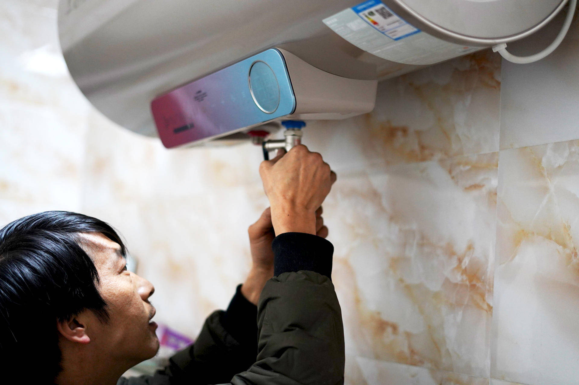 原创过滤除垢一步解决云米互联网电热水器nanoa1是真实用