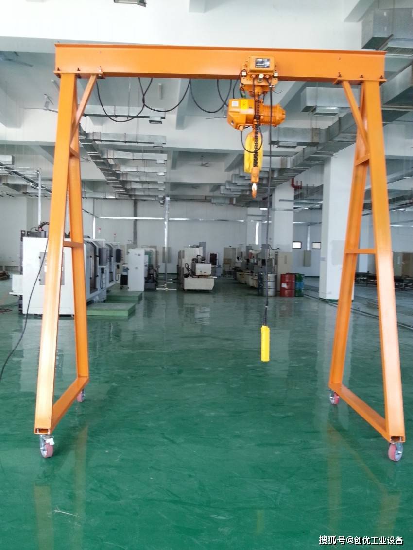 悬挂式起重机,电动葫芦起重机)的起,制动是通过主动轮与工字钢轨道的