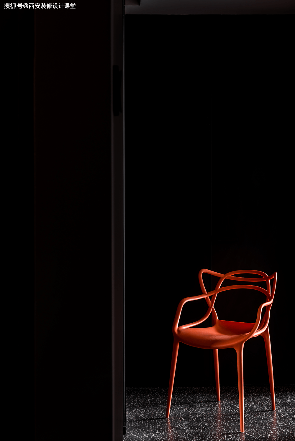 西安室内软装设计师120㎡简约高级黑这样设计超有范