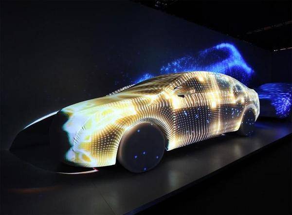 mapping互动投影,颜色识别mapping投影互动,给实物车身上色互动投影