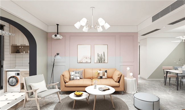 惬意北欧风装修色彩搭配简洁清新全屋温馨又浪漫