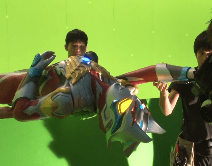 原创泰迦奥特曼剧场版花絮,七濑公被老托吓了一跳,维克特利后期合成