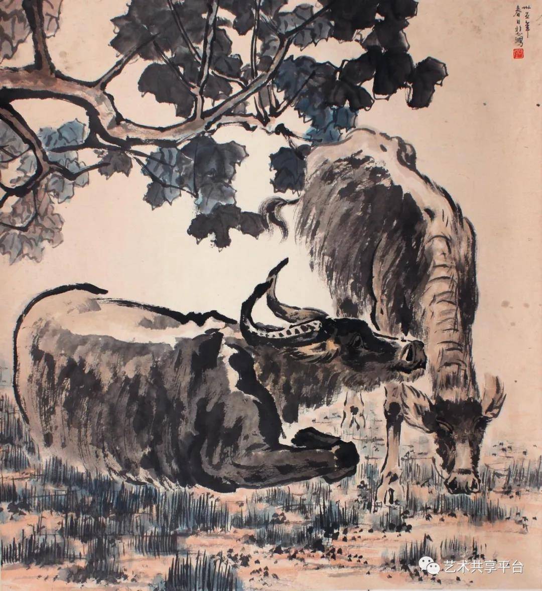 鼠实不易,牛转乾坤!牛年看国内外名家画牛,跨越千年
