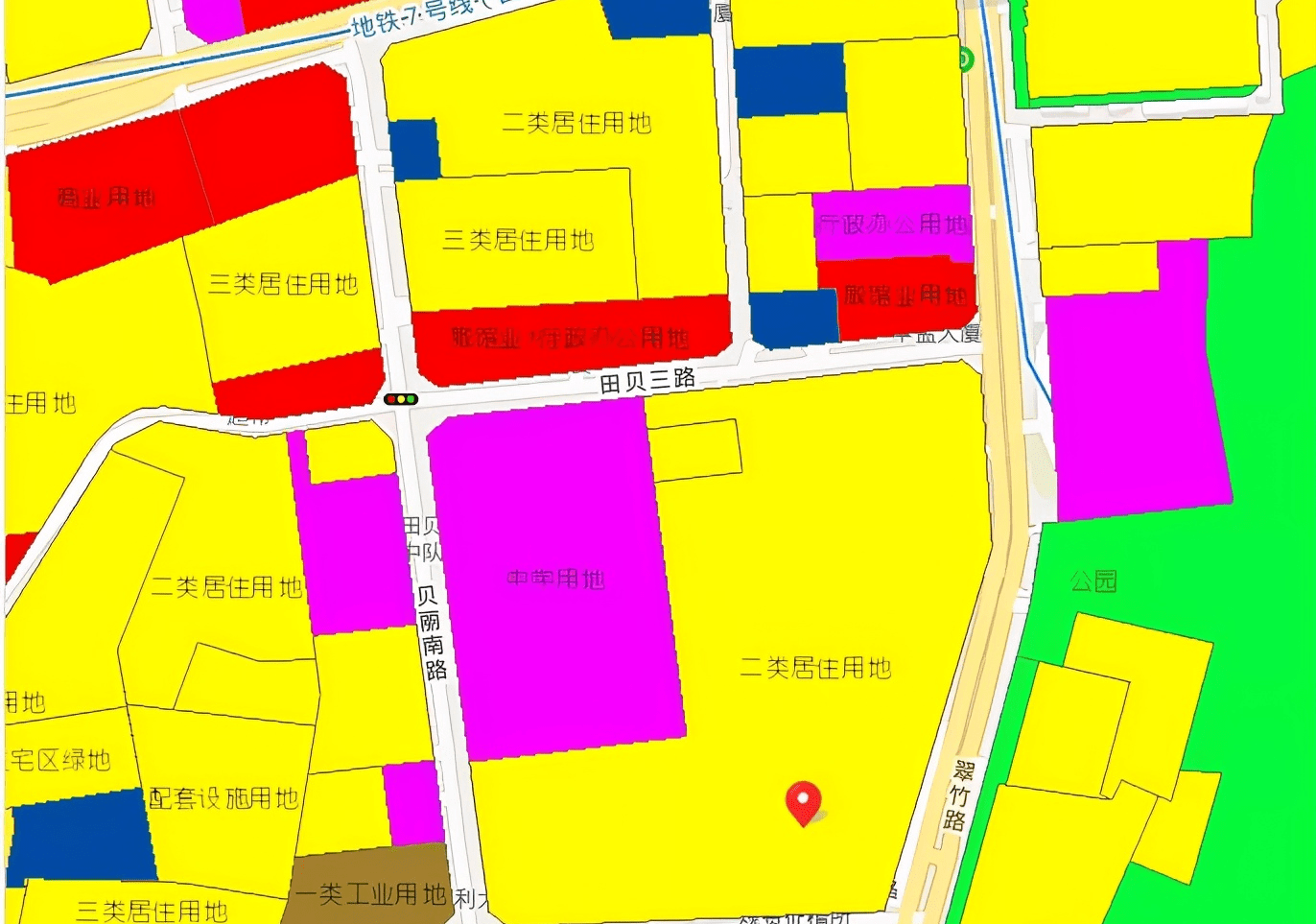 土地性质图及现状图图片